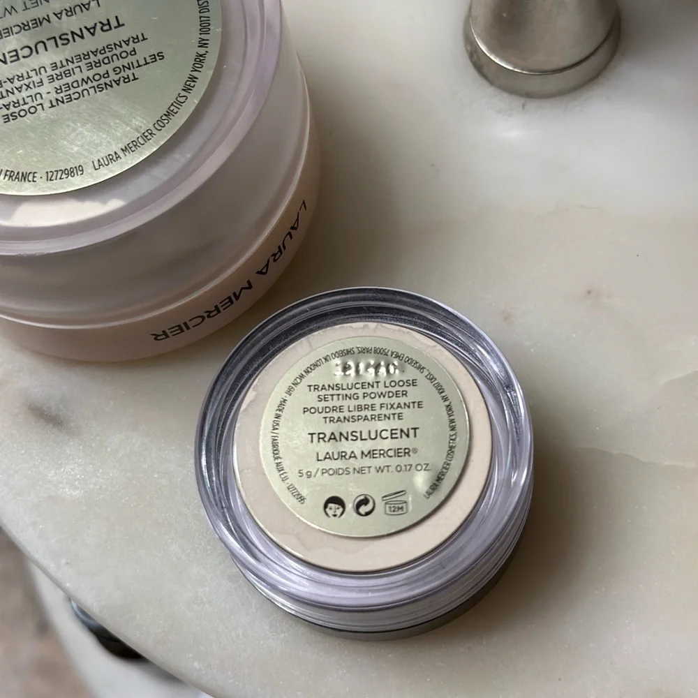 Laura Mercier Makeup Bundle | Translucent Loose Setting Powder + Blush Rosé